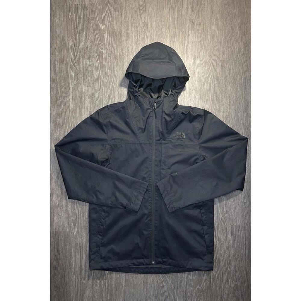 The North Face Dryvent Black Jacket Rain Zip Men's Size S
